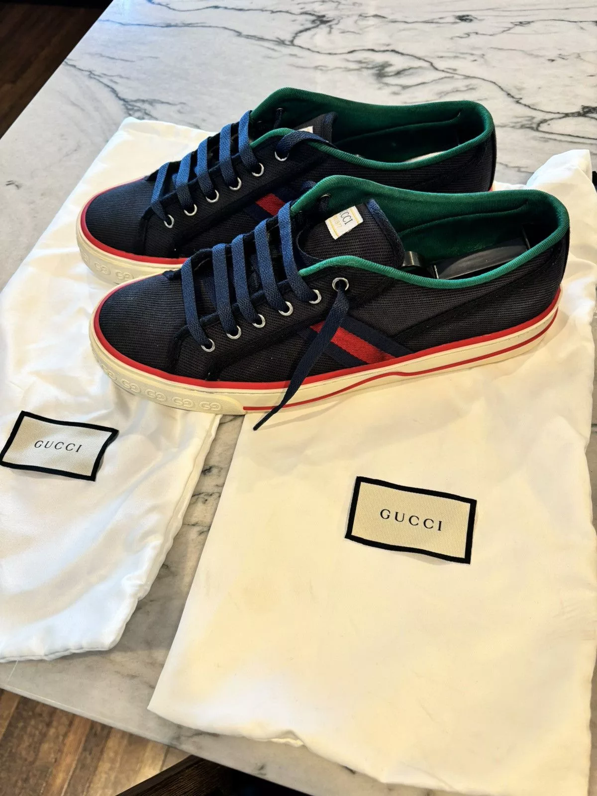 Gucci Low Top Sneakers Gucci Sneakers Blue