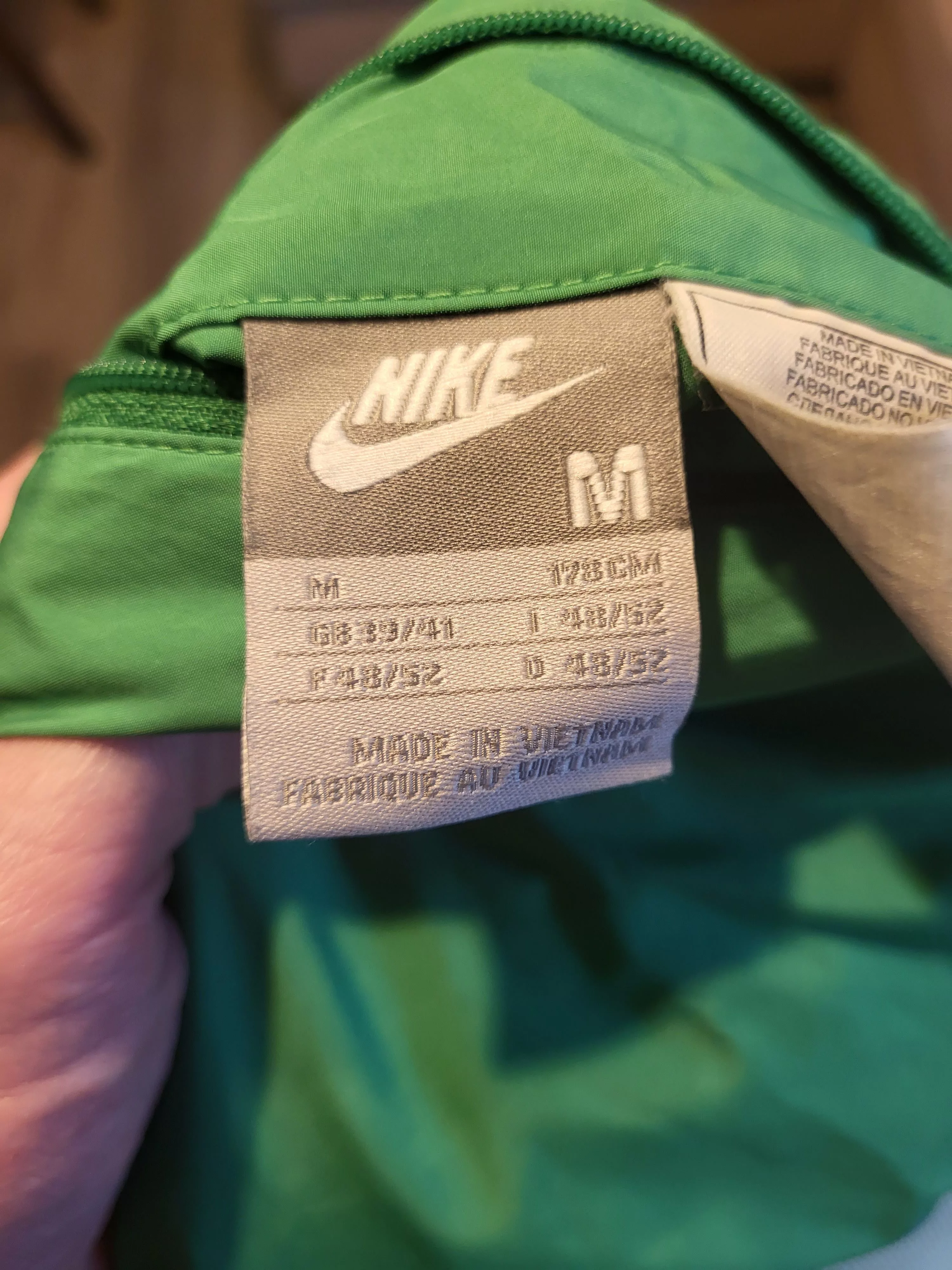 Nike Light Jackets Vintage Nike double sided windbreaker Green
