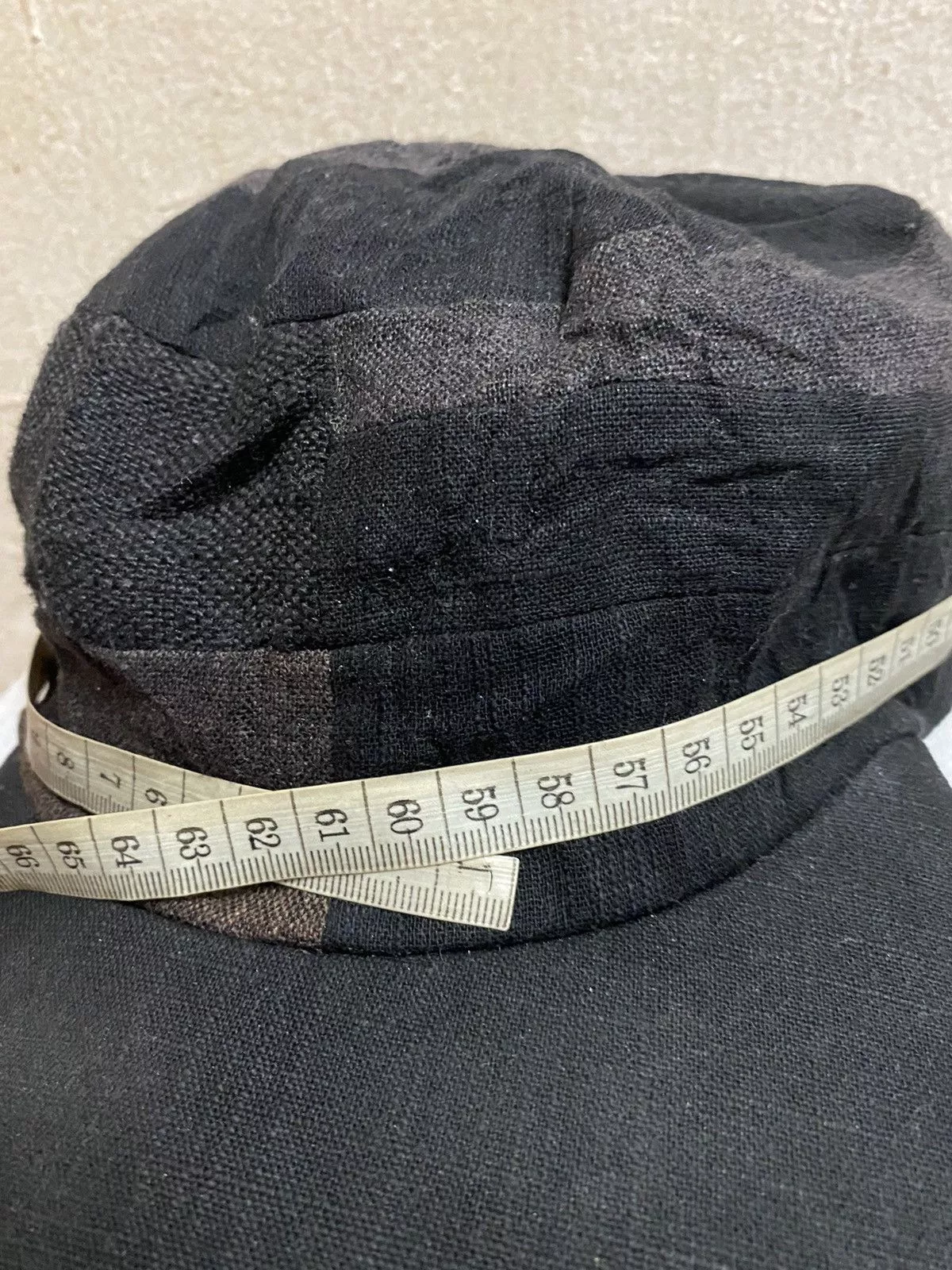 Japanese Brand Hats Japanese Brand Japanese Patchwork Cap Black