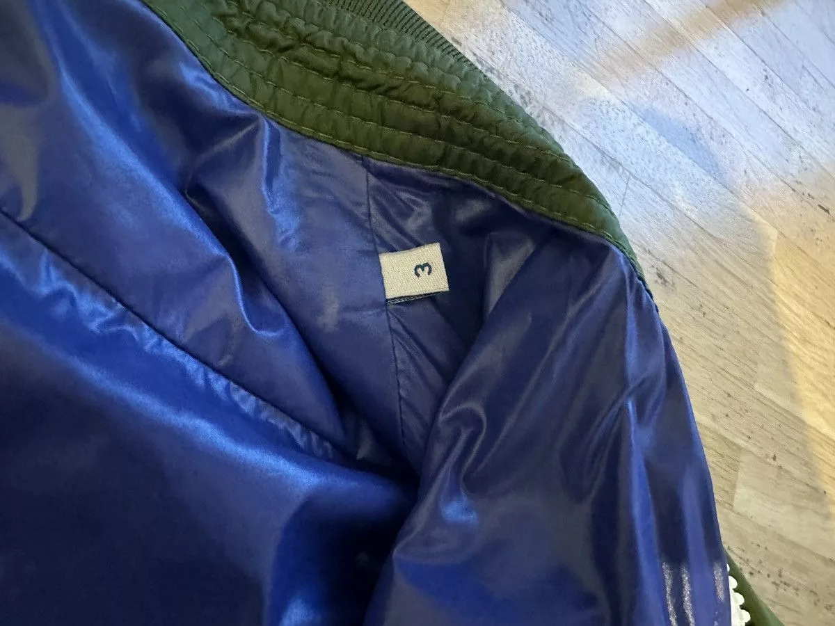 Moncler Light Jackets Moncler Thym Light Nylon Bomber Jacket Size 3 Green