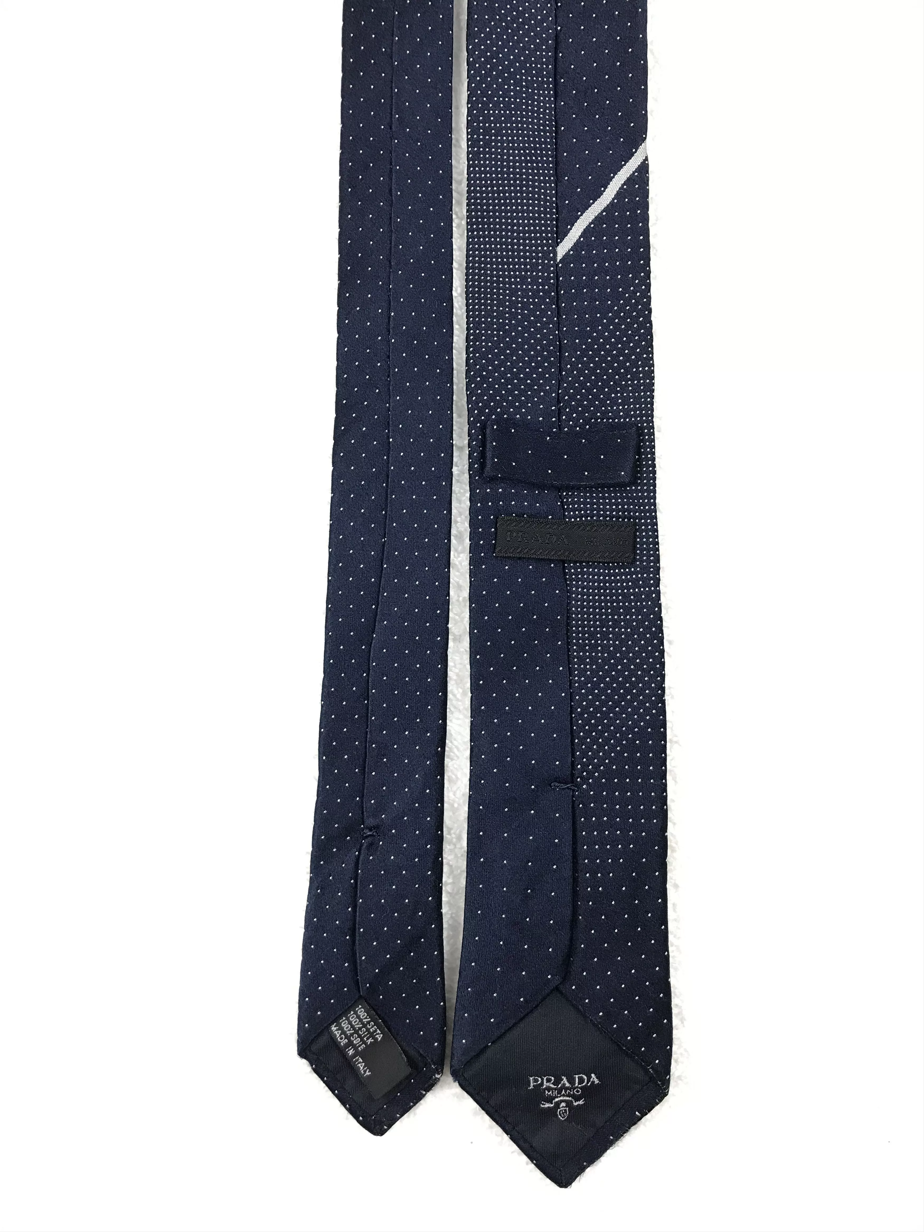 Prada Ties Pocketsquares Vintage Prada Silk Necktie Multi