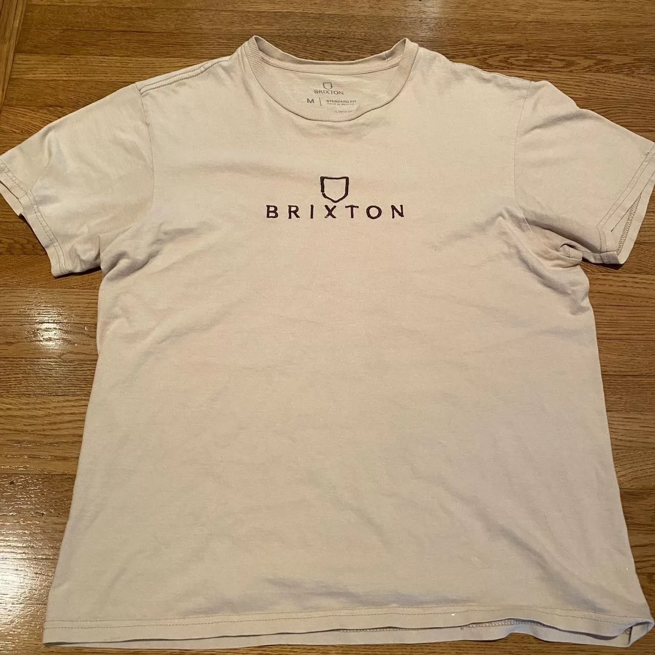 Brixton Short Sleeve T Shirts Vintage Brixton white Tee