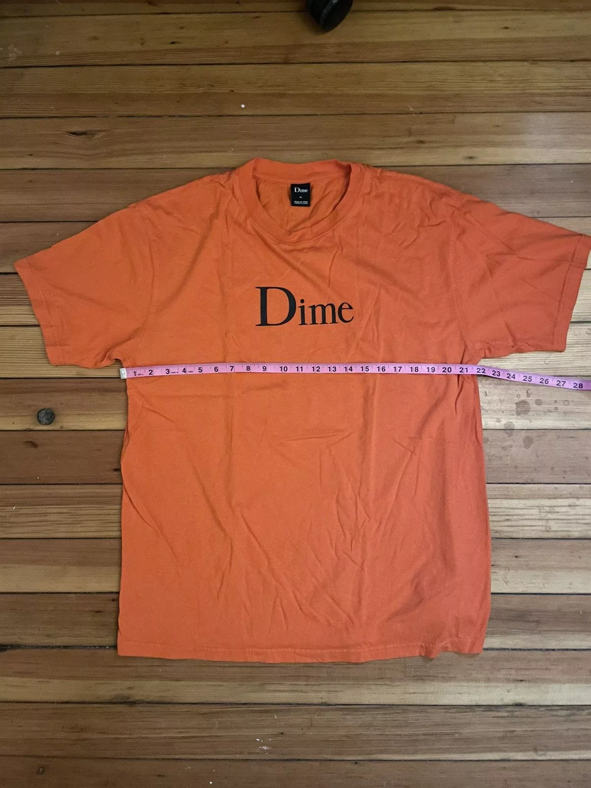 Dime Short Sleeve T Shirts Dime Classic Logo Tee Orange