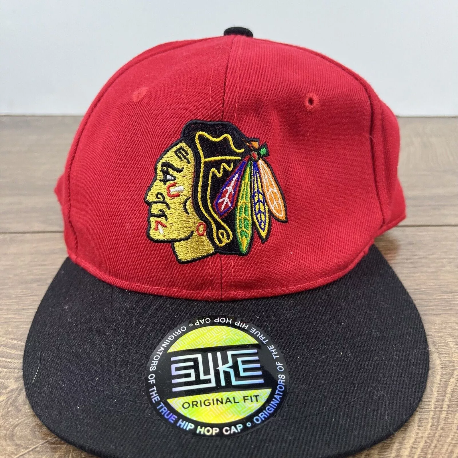 Other Hats Other Chicago Blackhawks NHL Hat Snapback Red Hat Adjustable Hat R