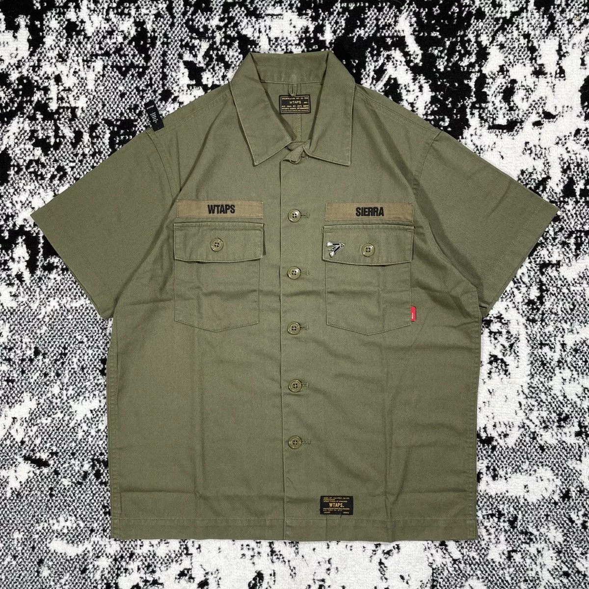 Wtaps Shirts Button Ups WTAPS BUDS SS SHIRT COPO SERGE 2016 - SIERRA Green