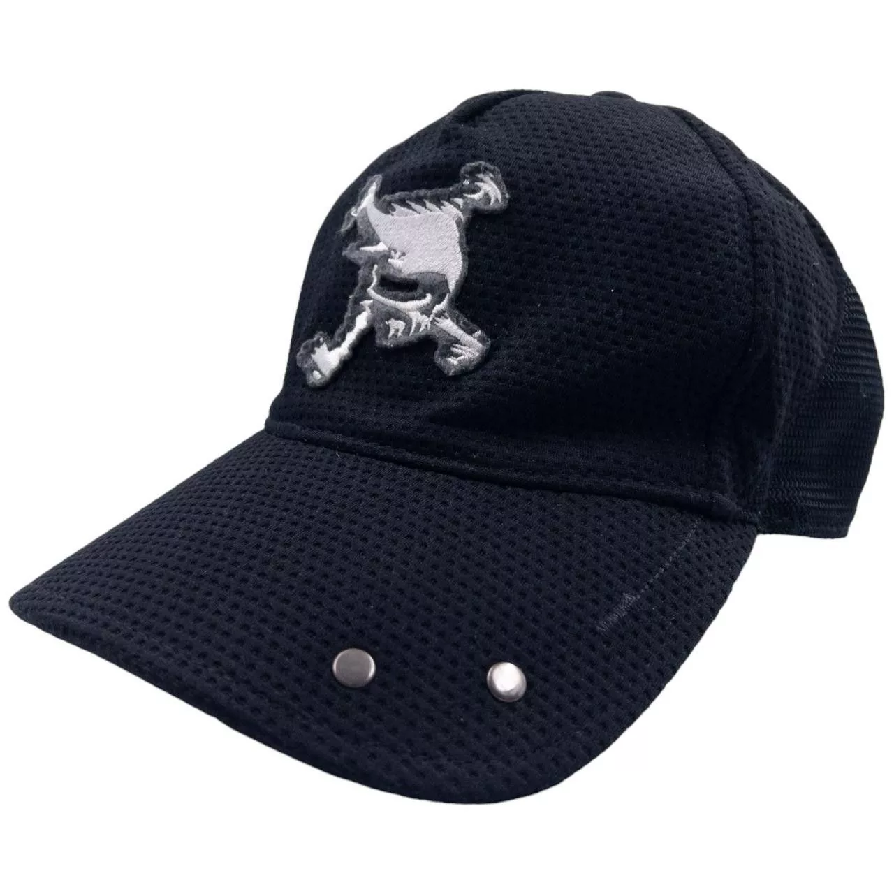 Oakley Hats Vintage Oakley Skull Mesh Hat Black