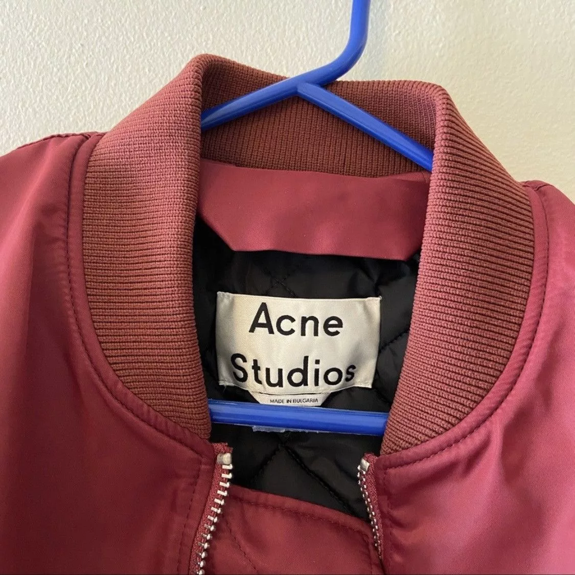 Acne Studios Bombers ACNE STUDIOS MAKIO MA-1 BOMBER Red