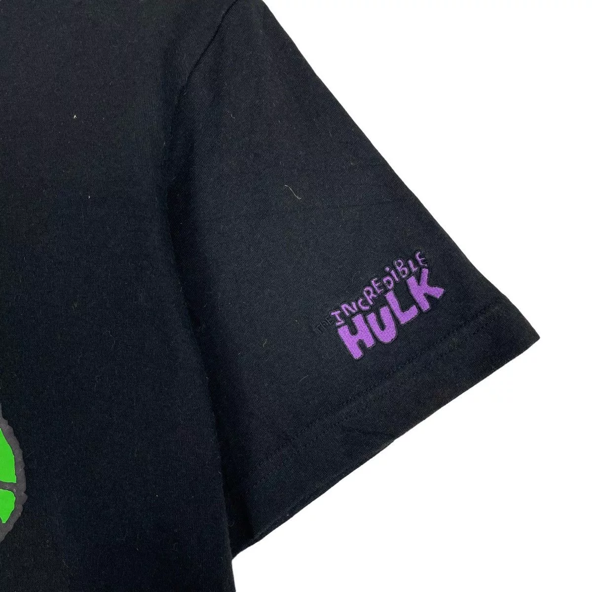 DC Comics Short Sleeve T Shirts DC Comics 💥INCREDIBLE HULK MARVEL CREWNECK TSHIRT Black Vintage