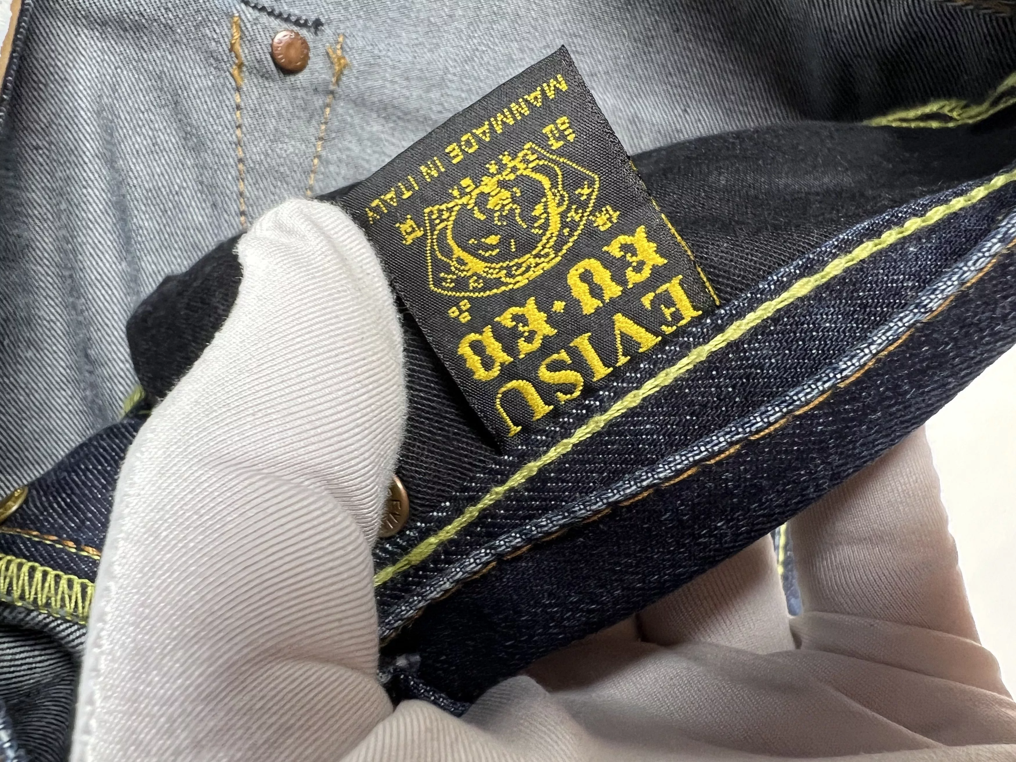 Evisu Denim Jeans 34 Blue