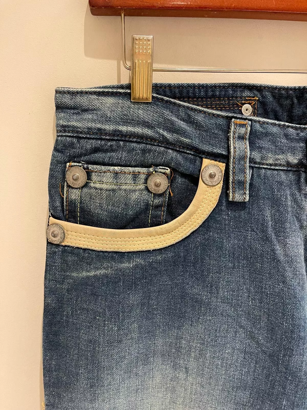 Dsquared2 Denim Dsquared2 Dsquared Vintage Distressed Trousers Blue