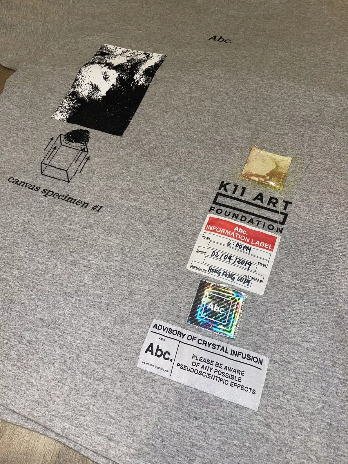 Advisory Board Crystals Short Sleeve T Shirts Advisory Board Crystals Specimen Tee Gray
