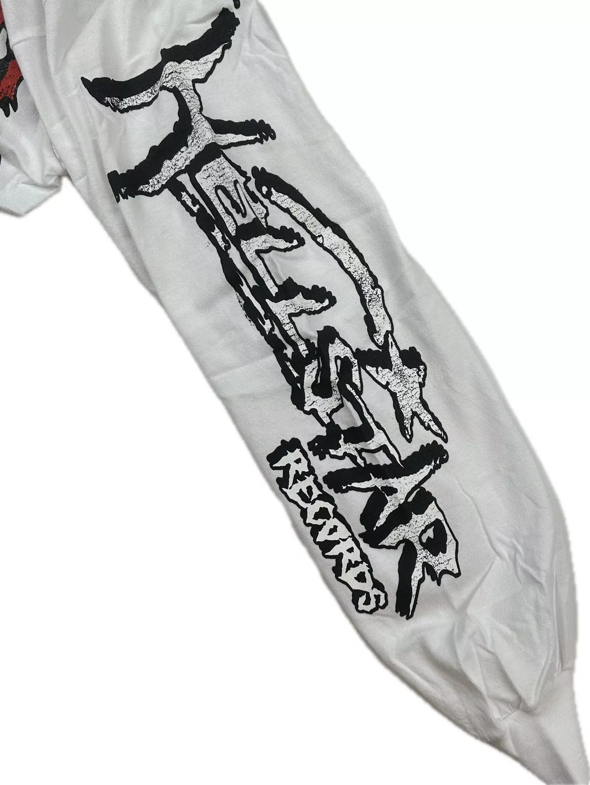 HELLSTAR Long Sleeve T Shirts Hellstar Records Long Sleeve White