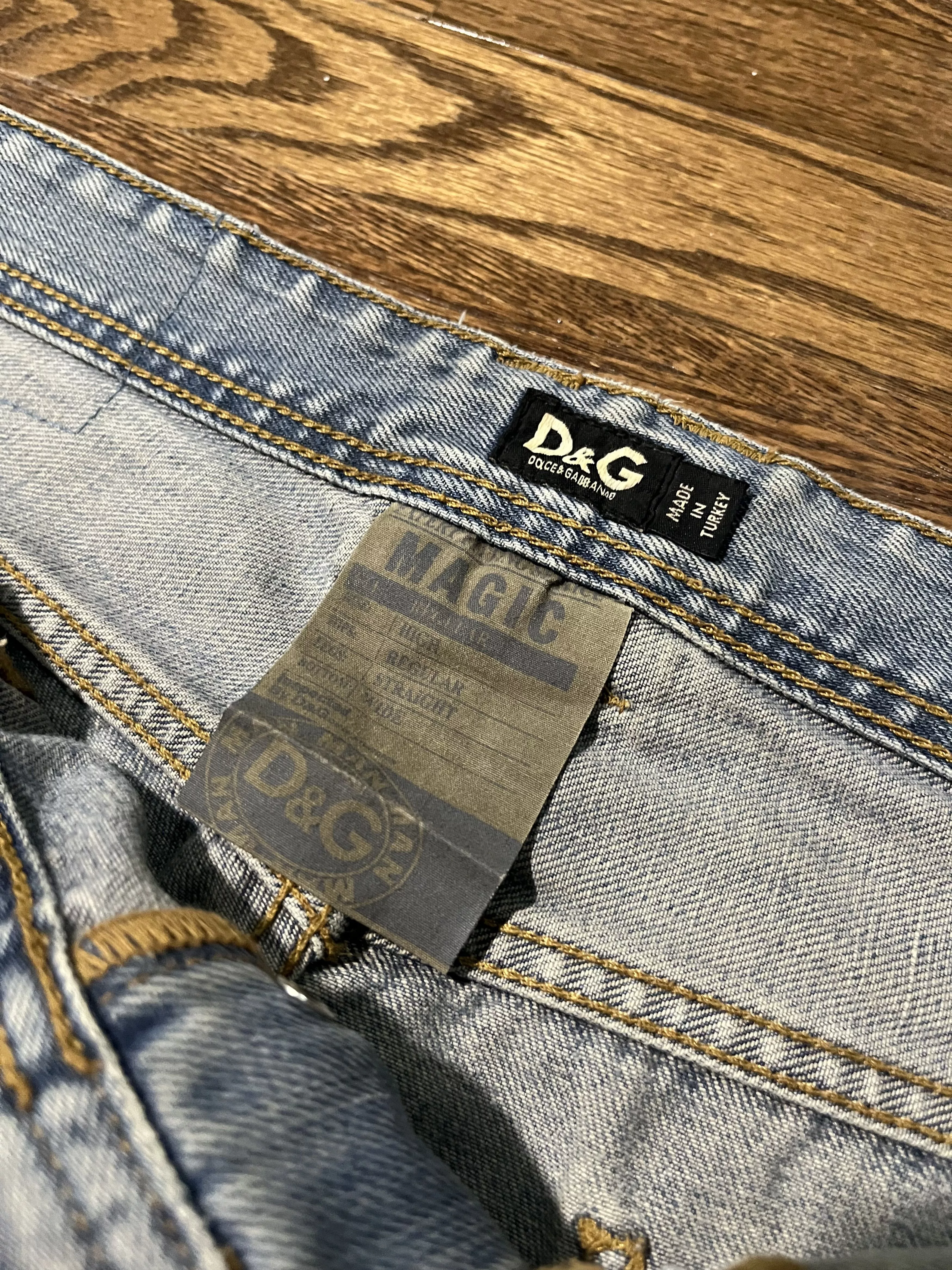 Dolce & Gabbana Denim Dolce & Gabbana Undone Double Layered Jeans Multi