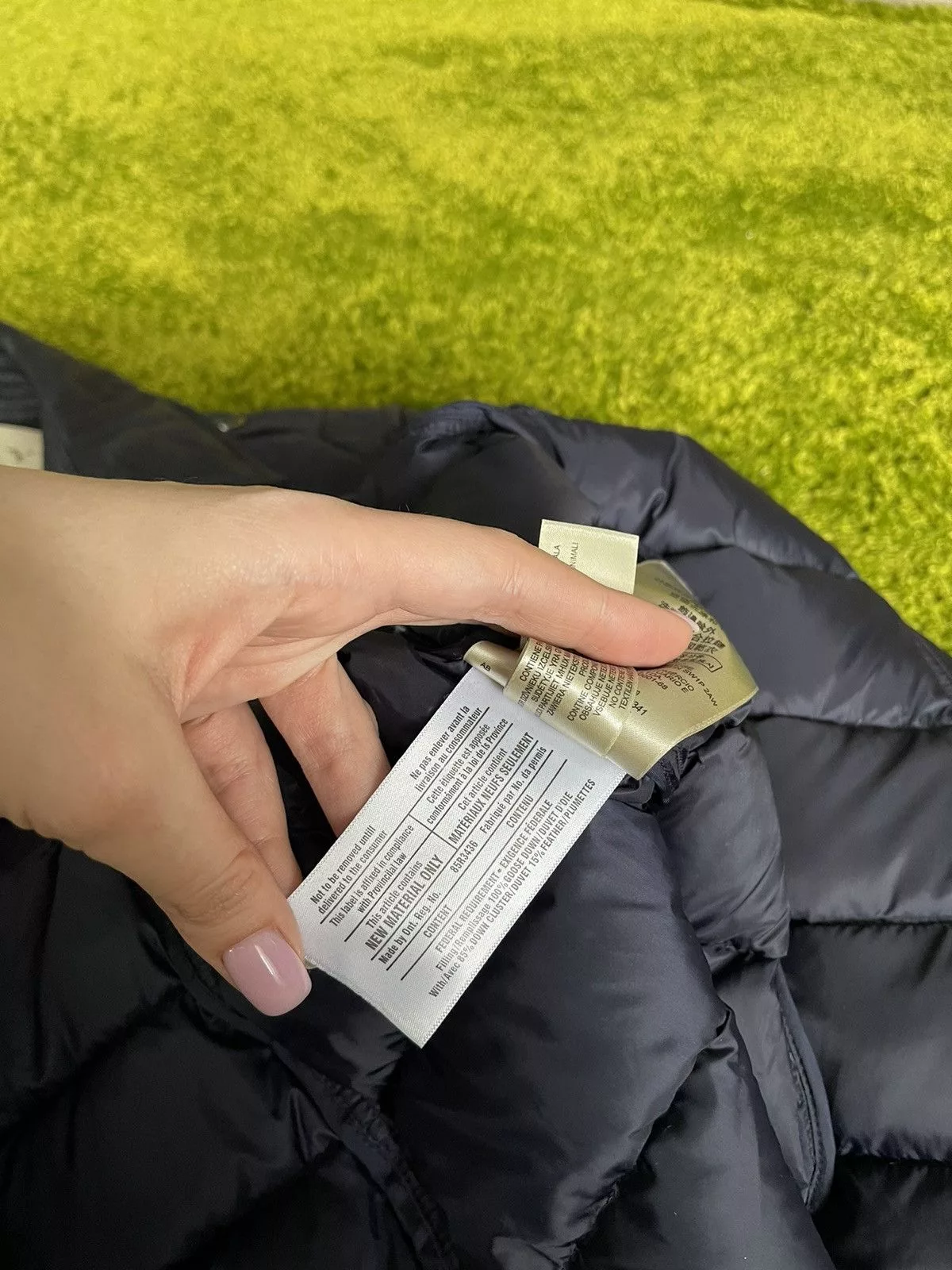 Burberry Down Jackets Burberry × Designer Burberry Brit belted down puffer jacket Blue Luxury