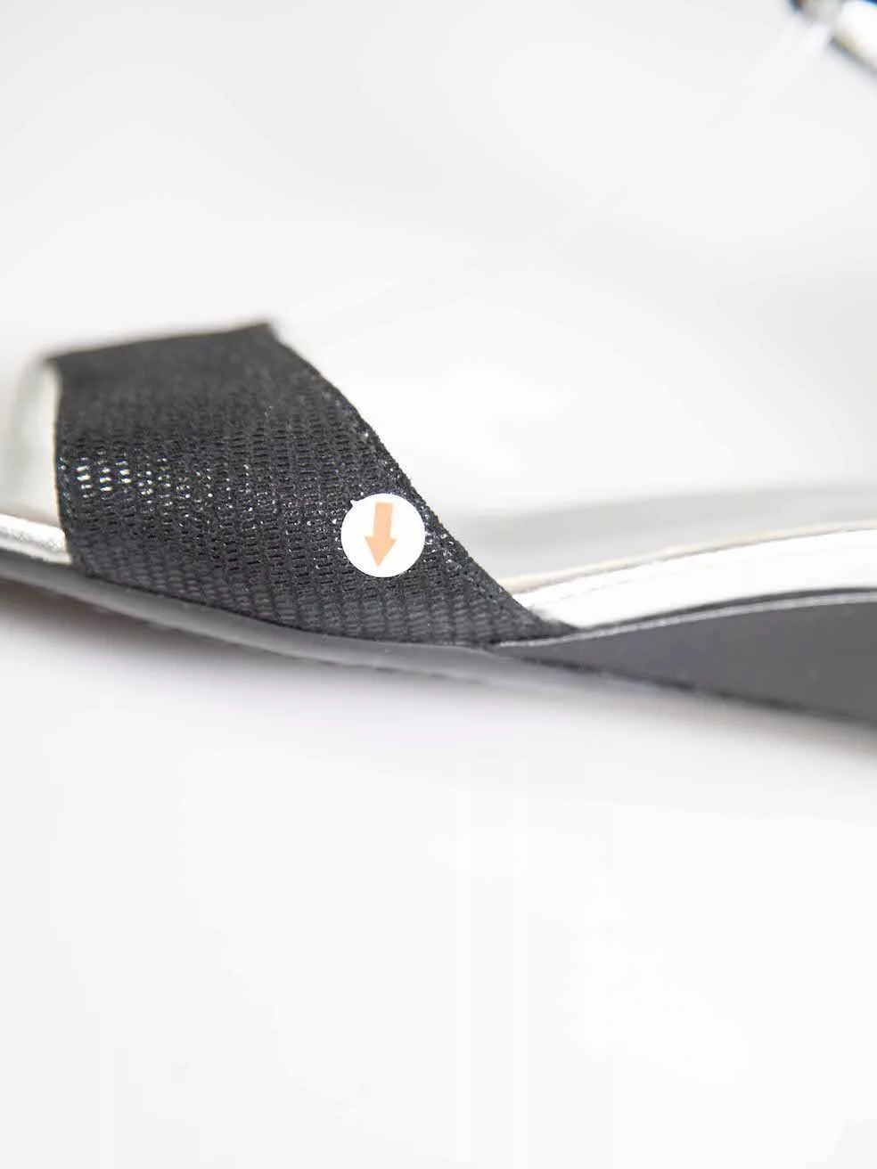 Hogan Sandals Hogan Black Suede Lizard Embossed Strap Sandals