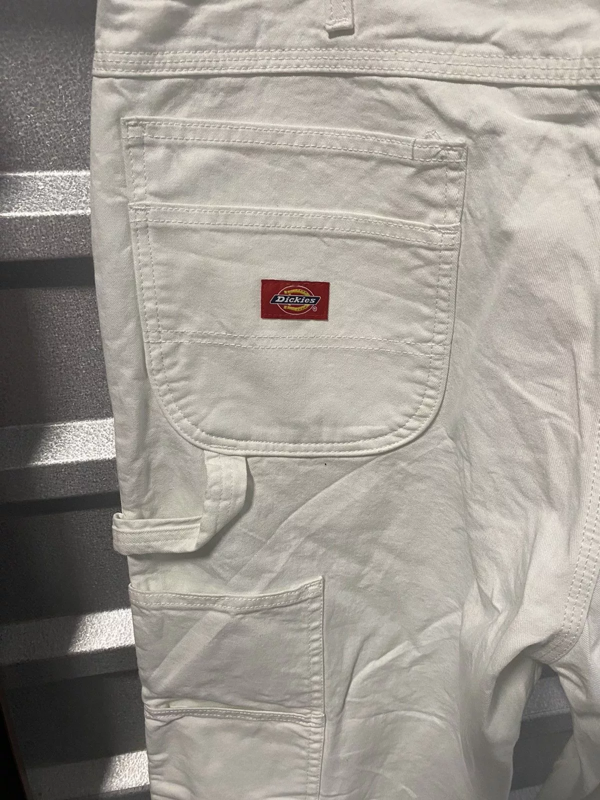 Dickies Denim Dickies Double Knee Carpenter Painter’s Pants White