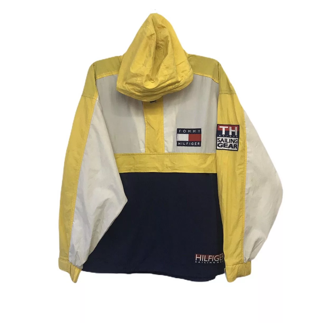 Tommy Hilfiger Light Jackets Vtg 90s Tommy Hilfiger sailing gear color block jacket White Streetwear