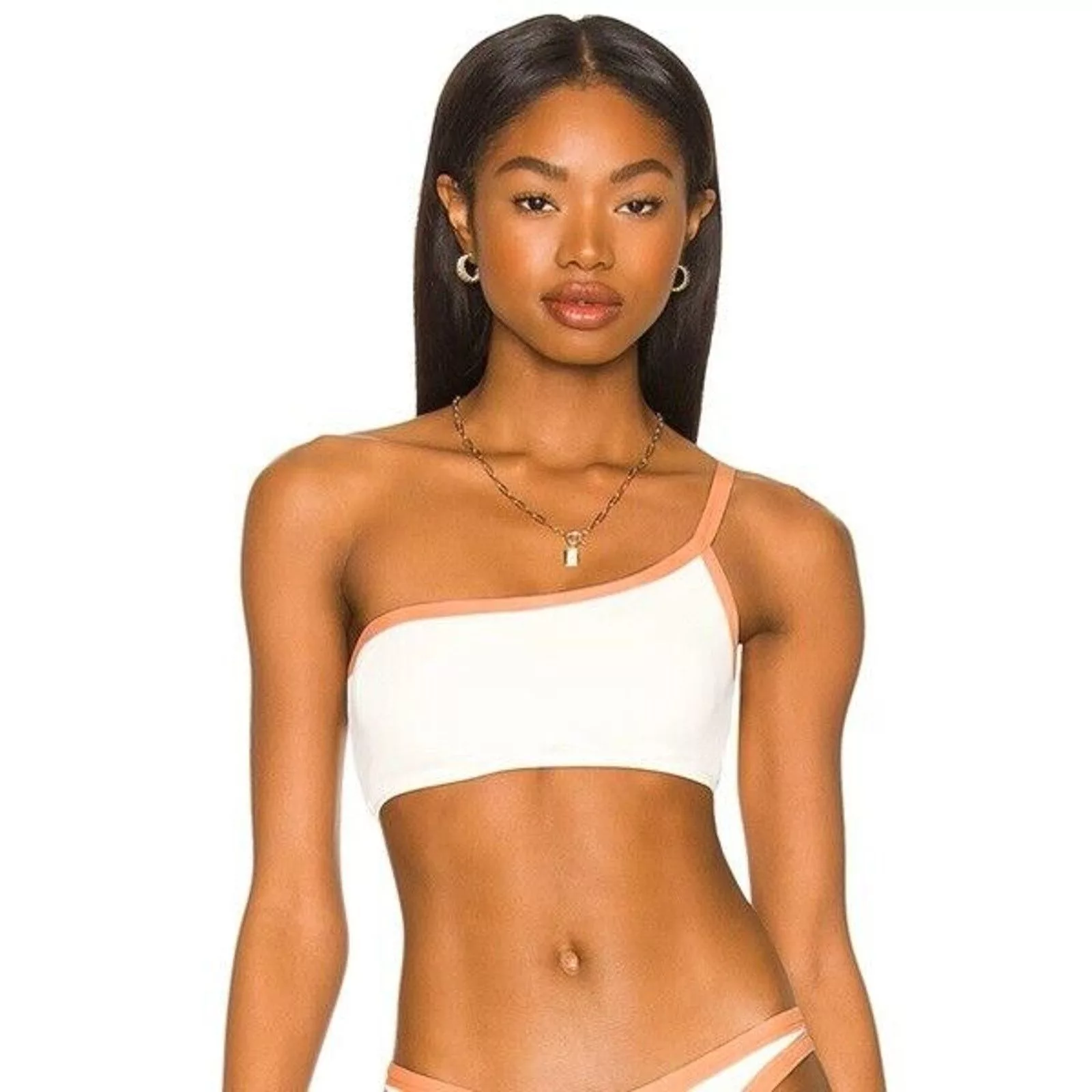 Other Miscellaneous Other NWT L*SPACE Ribbed Axel Bikini Top Bralette Women's Size XS White