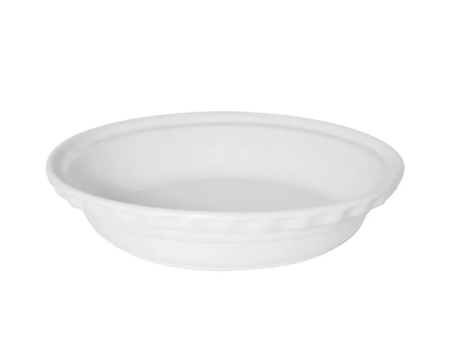 Deep 9.5" White Pie Dish