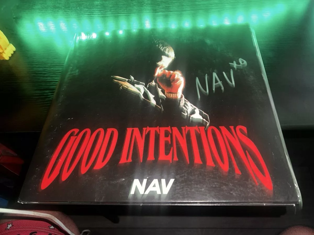 NAV Miscellaneous NAV Good intentions autographed vinyl with cover Black