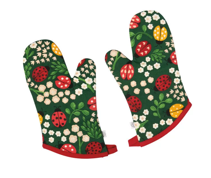 Ladybugs Mitts 2/Set