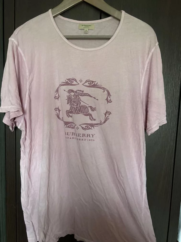 Burberry Short Sleeve T Shirts Burberry London Tee Pink