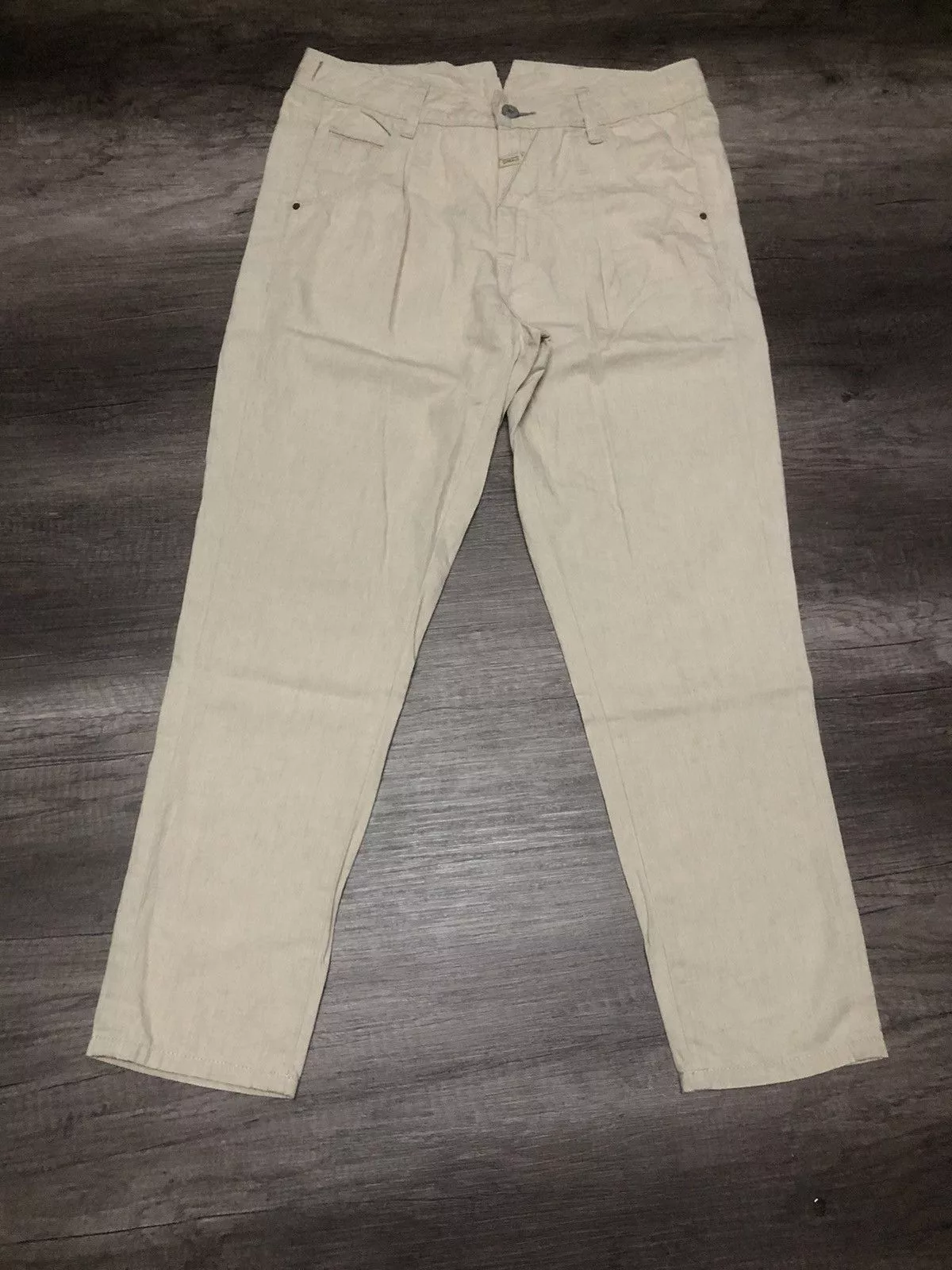 Designer Pants Designer × Marithe + Francois Girbaud × Vintage MARITHE FRANCOIS GIRBAUD CASUAL PANT White