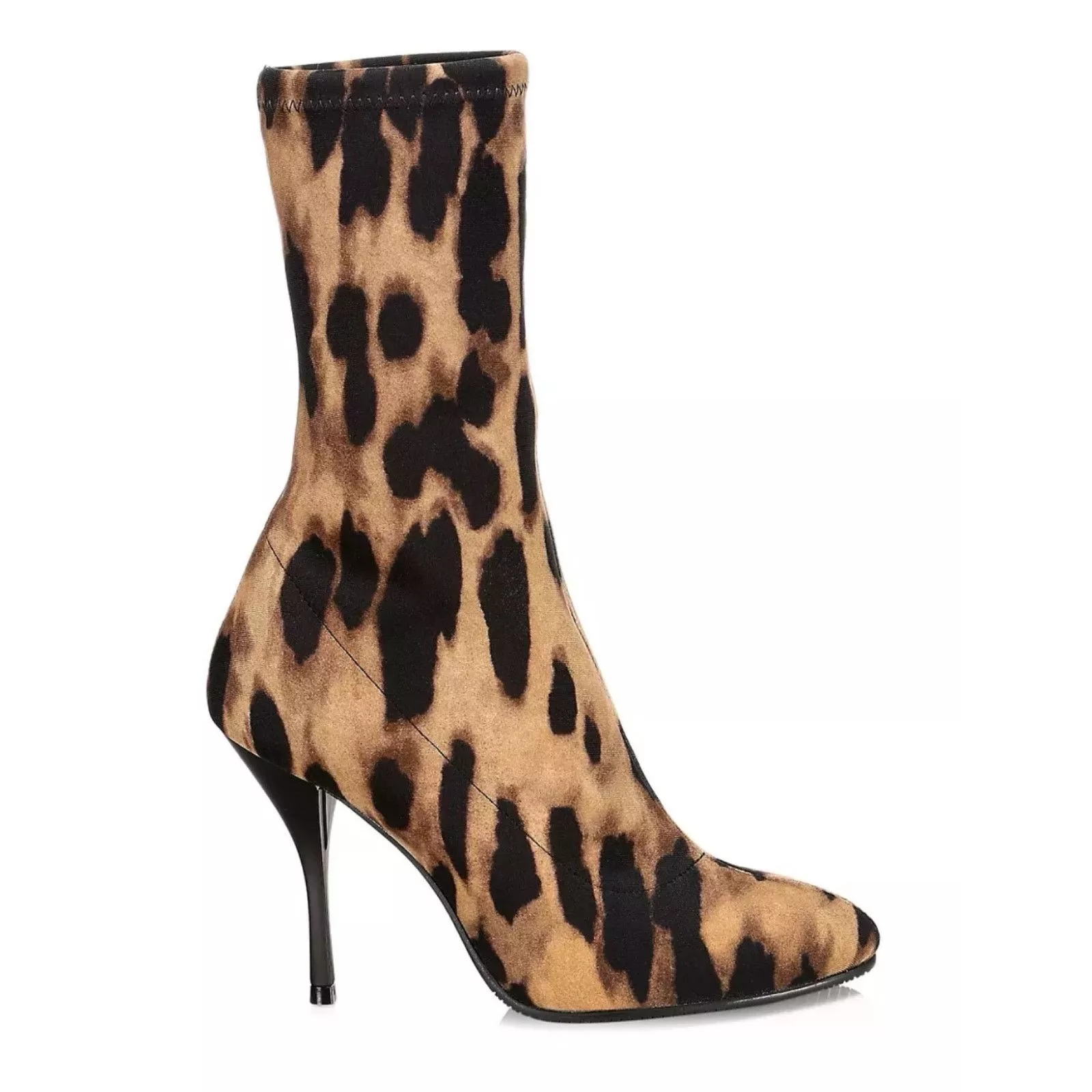 Stuart Weitzman Heels NWOT! Stuart Weitzman Slaine Leopard-Print Sock Boots sz 5.5 Multi