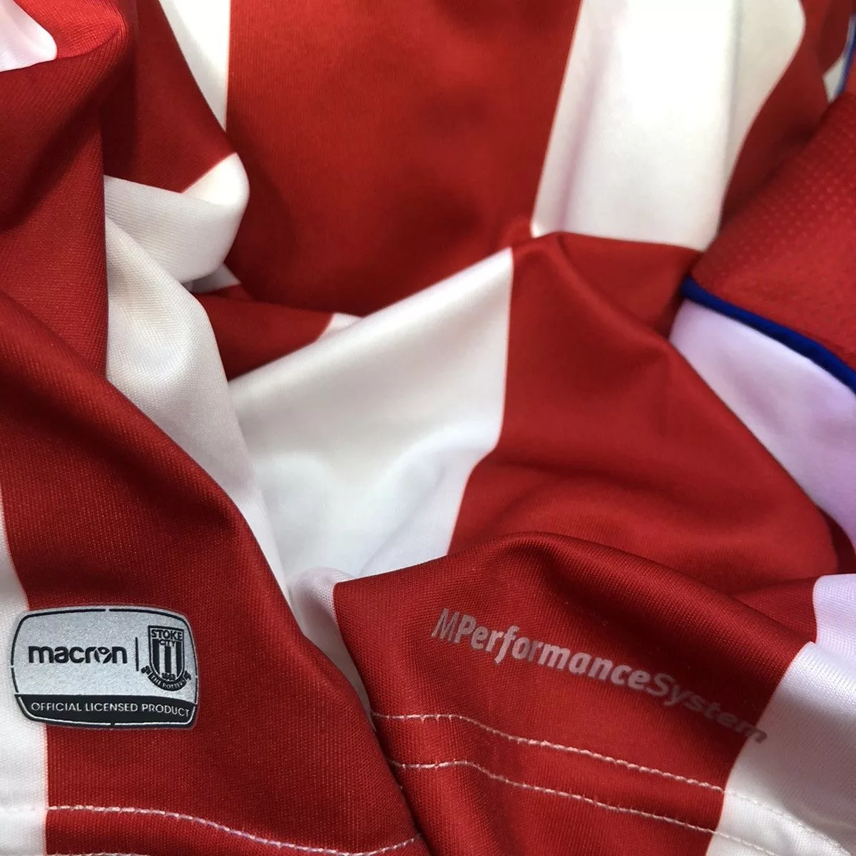 Macron Jerseys Macron Stoke City 15/16 home shirt #22 Shaqiri Red Streetwear