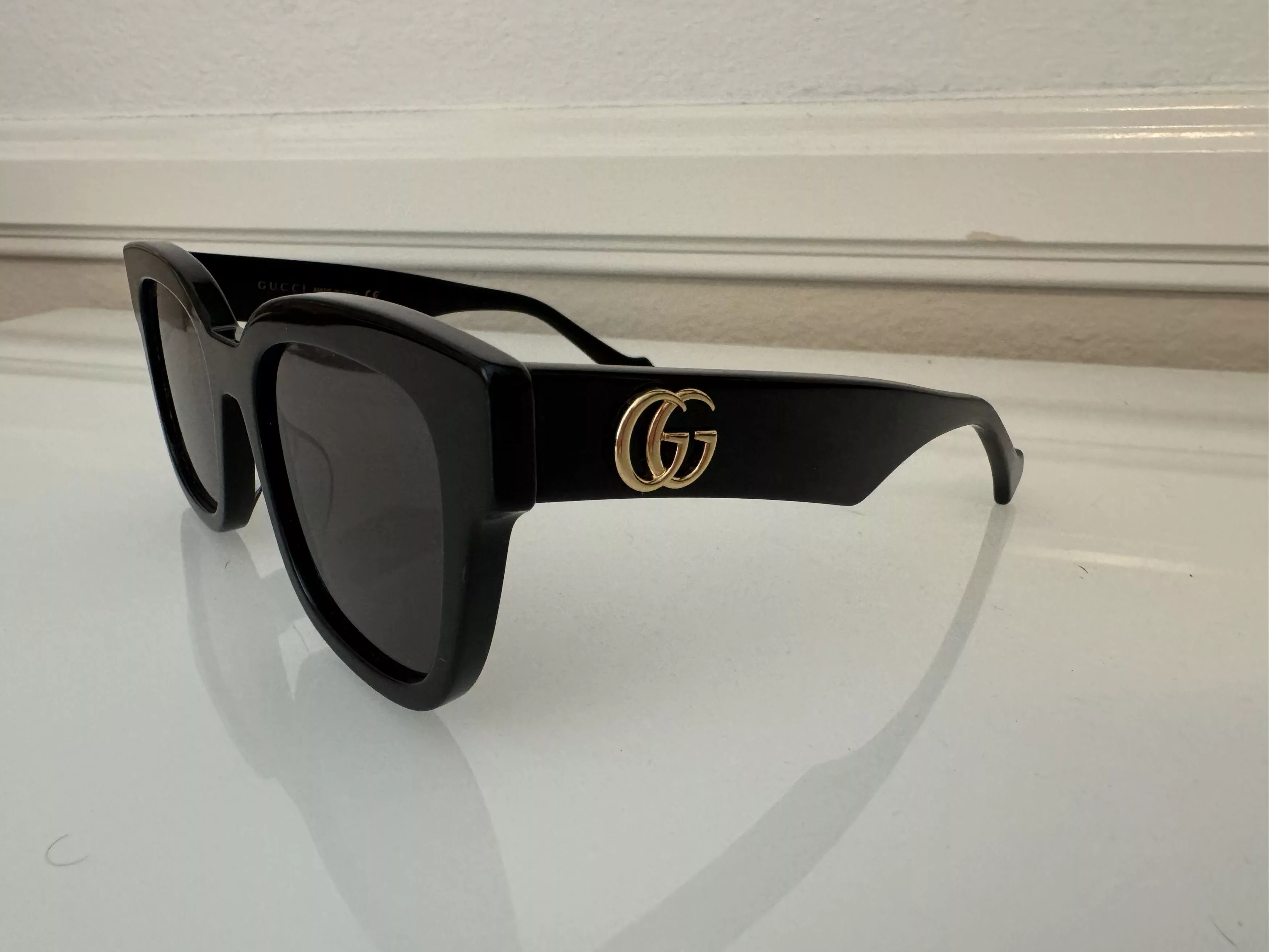 Gucci Glasses Gucci Oversized Sunglasses Black