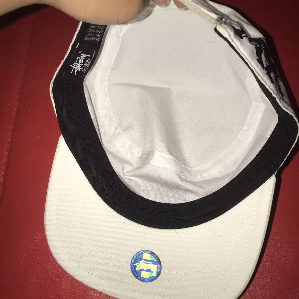 Stussy Hats Stussy × Vintage Stussy Cap White