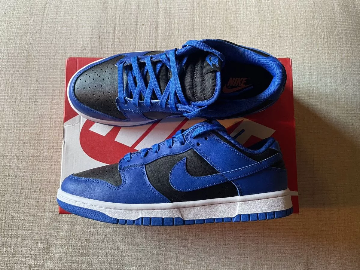 Nike Casual Leather Shoes Nike Dunk Low Retro Hyper Cobalt Multi