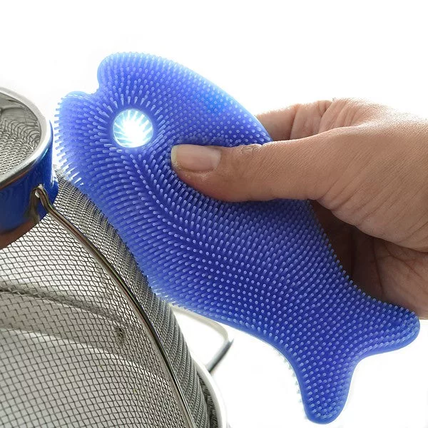Fish Silicone Dish Brush