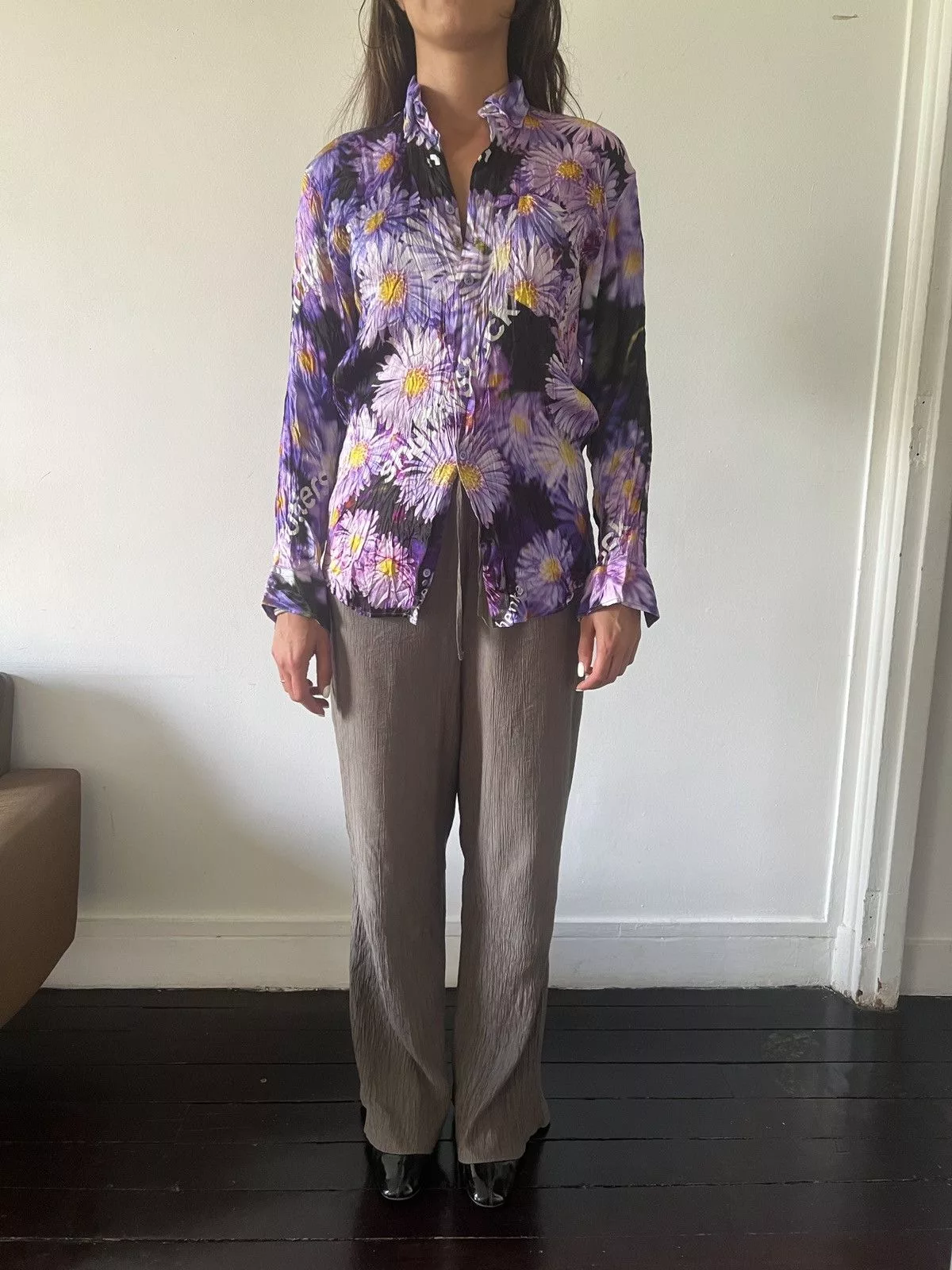 Balenciaga Button Ups Balenciaga shirt Brown