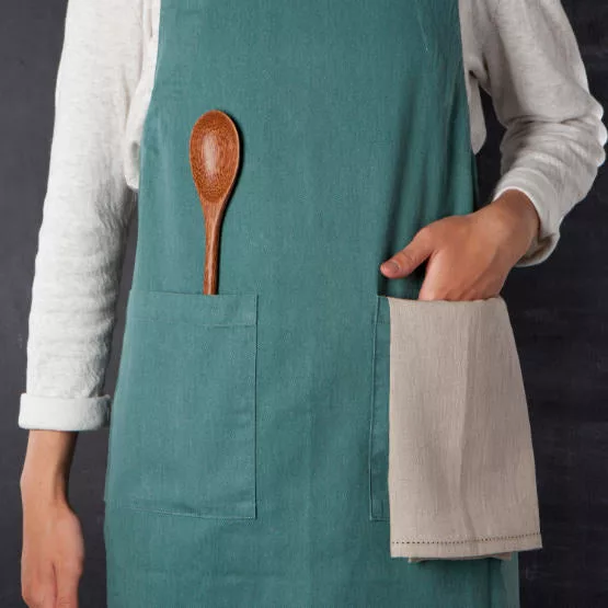 Stonewash Heirloom Lagoon Apron