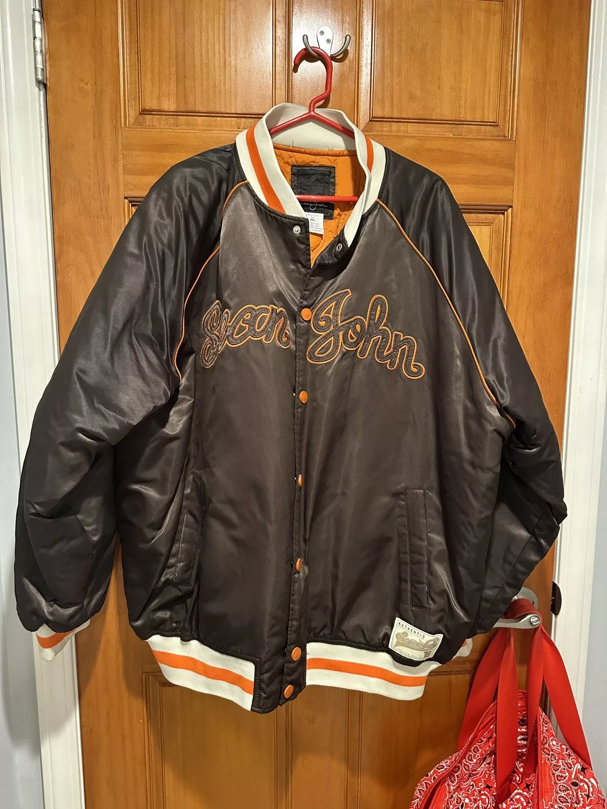 Sean John Bombers vintage sean john bomber jacket Brown