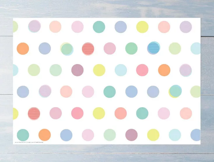 Vintage Dot Placemats 20pk
