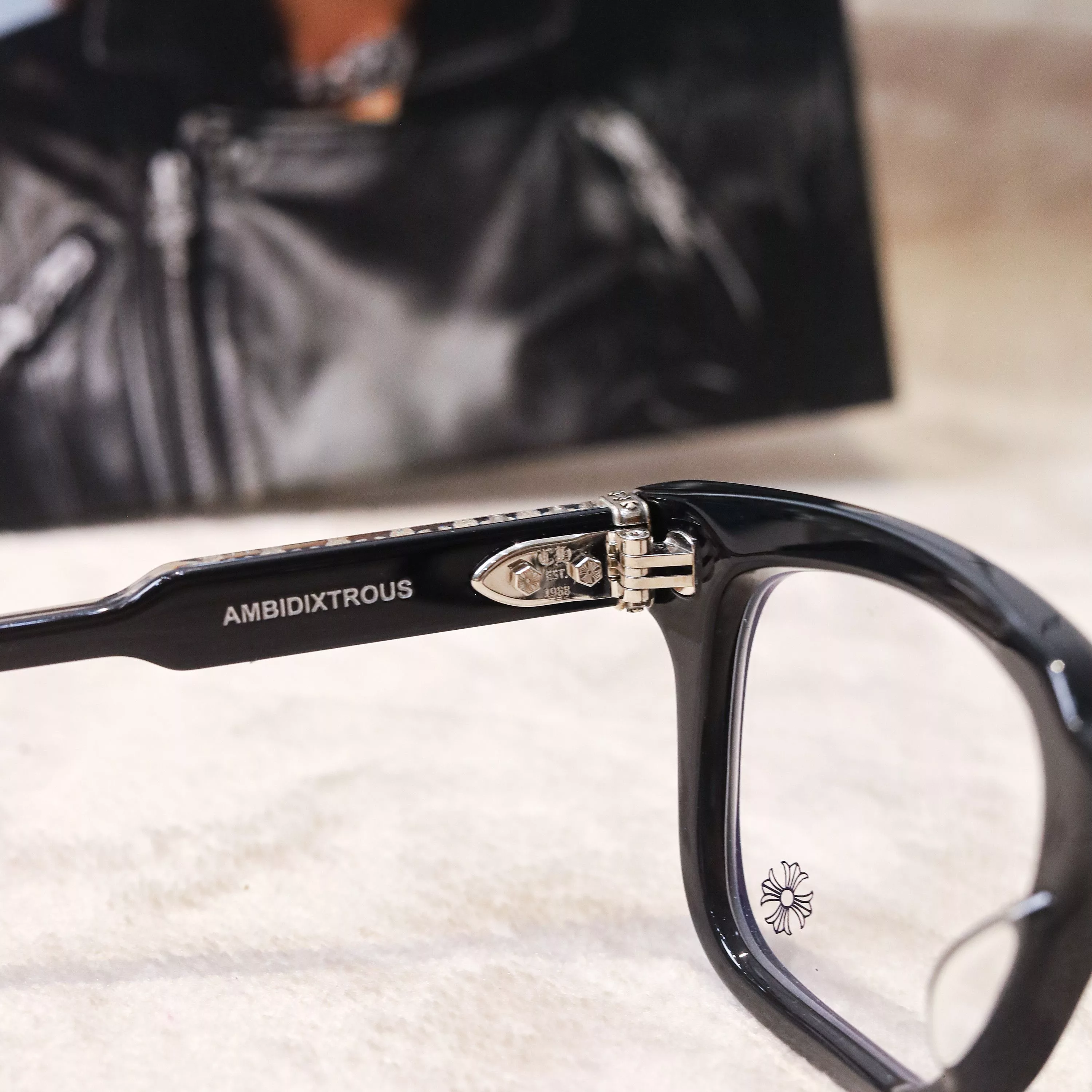 Chrome Hearts Glasses CHROME HEARTS Ambidixtrous BLACK