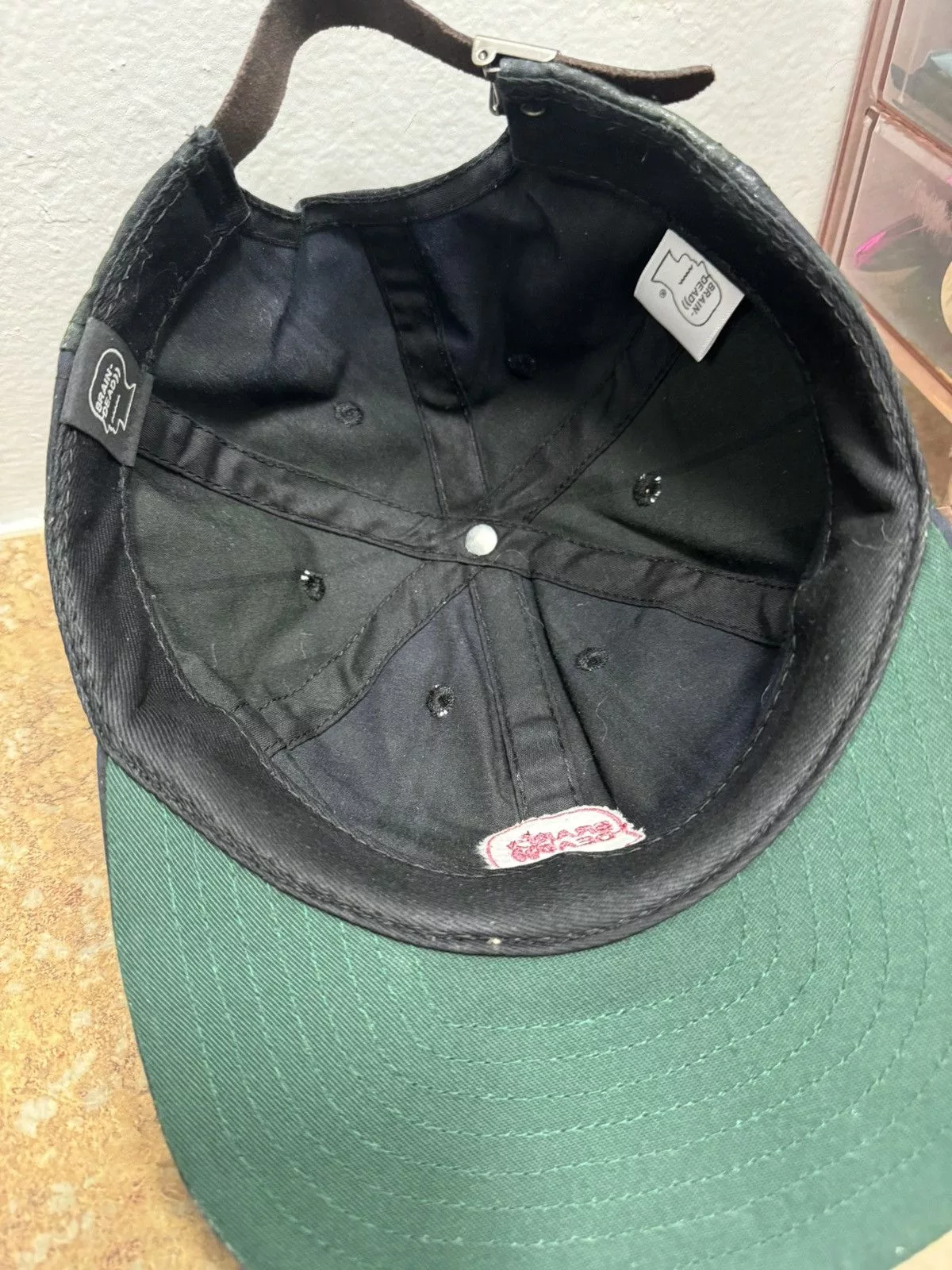 Brain Dead Hats Plaid Brain Dead hat Blue