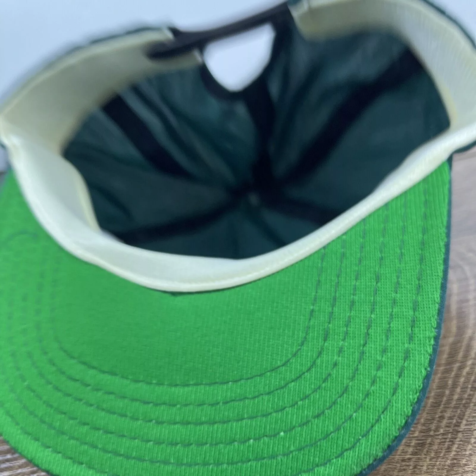 Other Hats Other Plain Green Hat Snapback Adjustable Adult Size Hat Green Cap