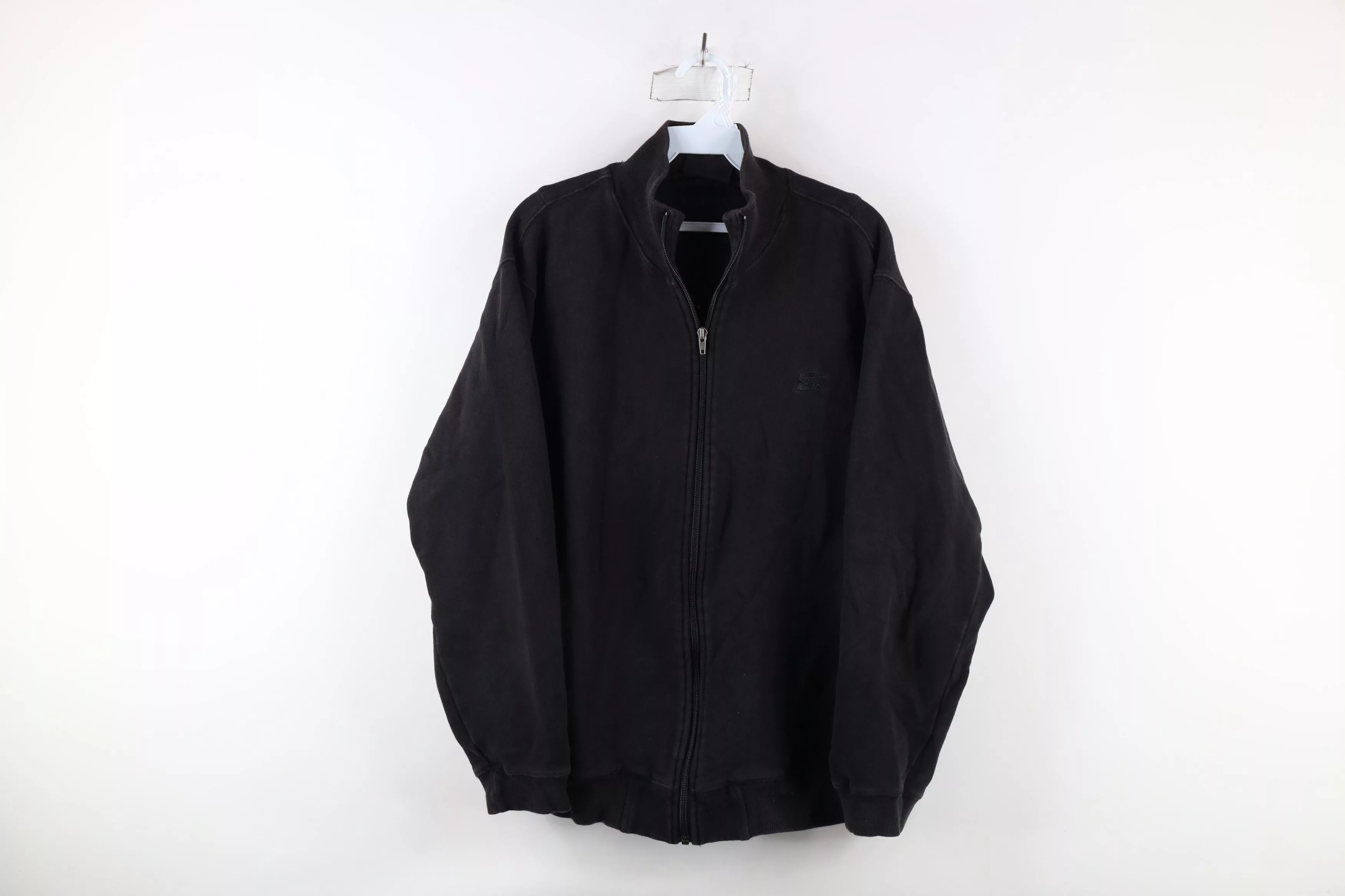 Starter Light Jackets Starter × Vintage Vintage 90s Starter Full Zip Sweatshirt Jacket Black