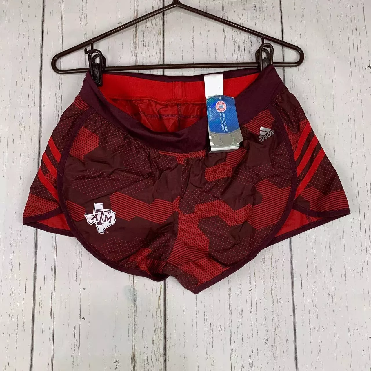 Adidas Shorts Texas A&M NCAA Adidas Small Red Shorts New Women