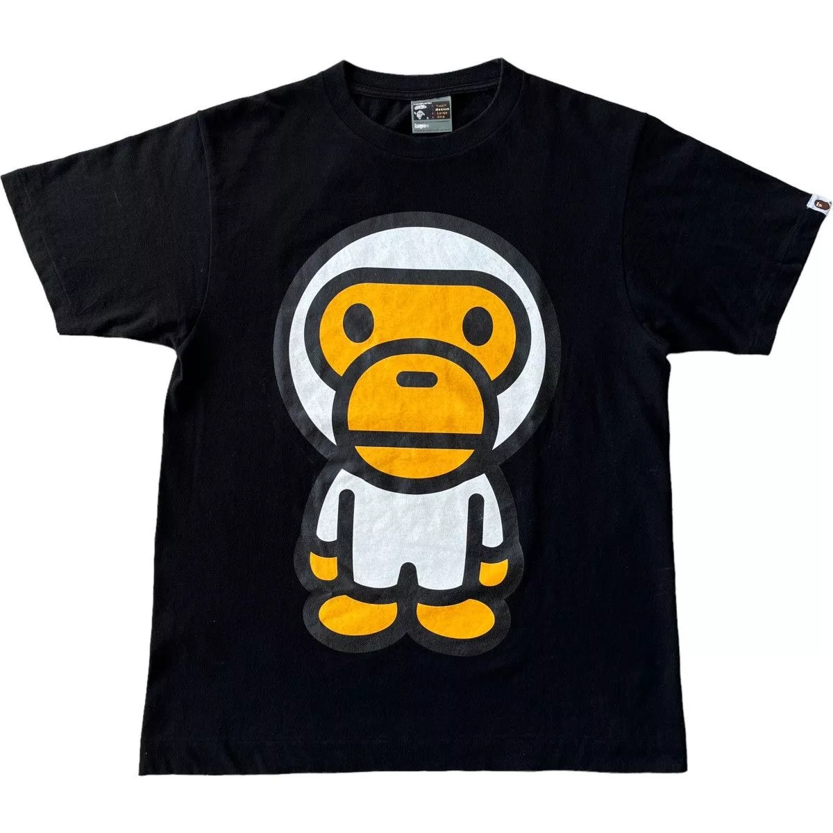 Bape Short Sleeve T Shirts Bape BABY MILO TEE Black