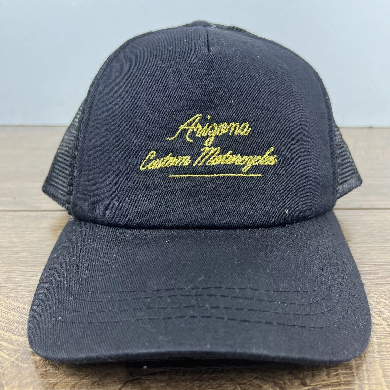 Other Hats Other Arizona Custom Motorcycles Snapback Hat Black Hat Adjustable
