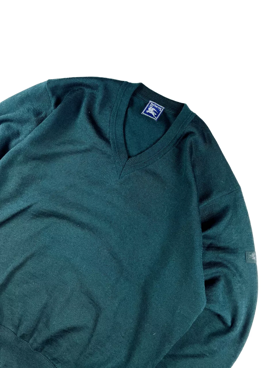 Burberry Sweaters Knitwear Vintage Burberry Sweater Green