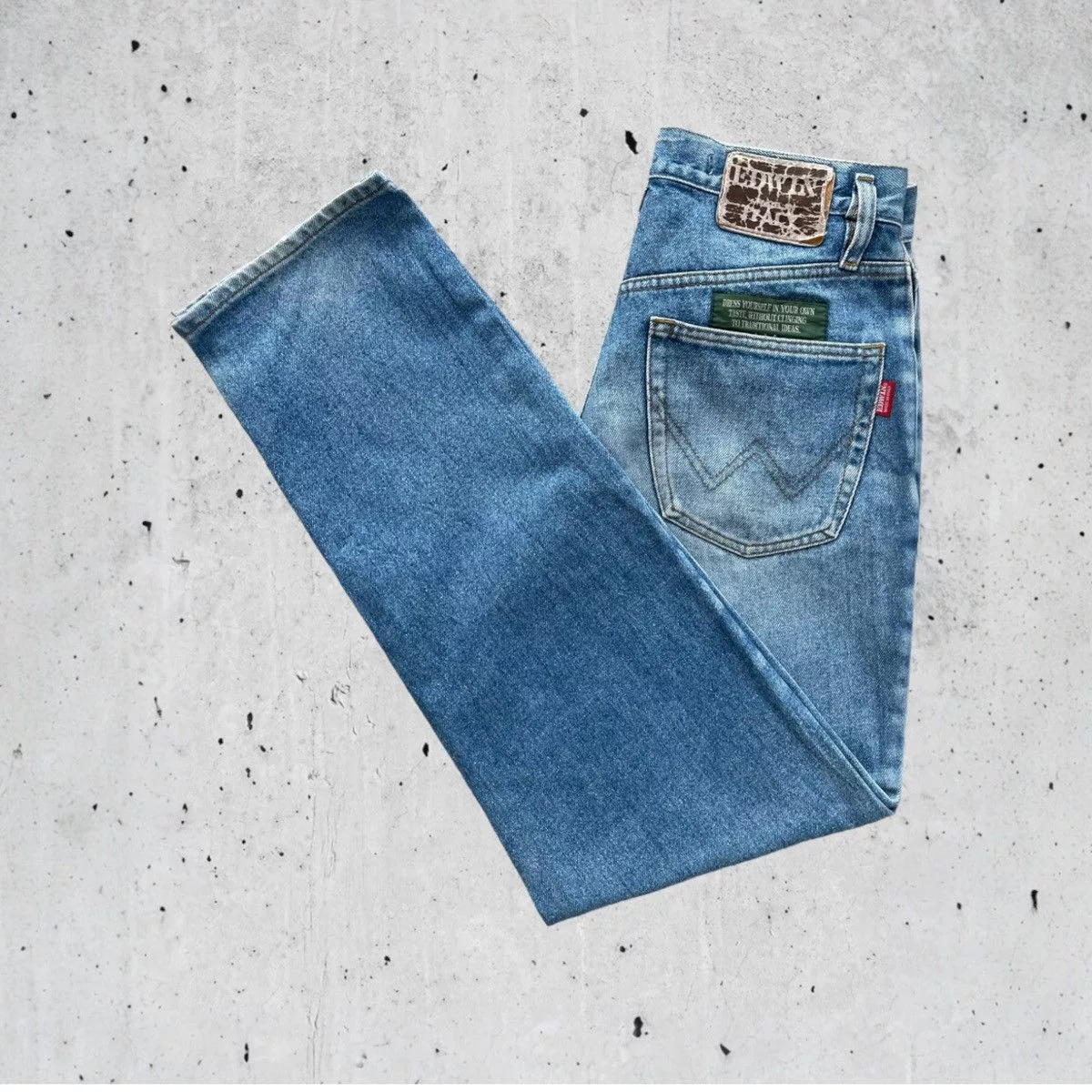 Edwin Denim 🔥 Edwin Italy Distressed Denim Vintage W31 🔥 Blue