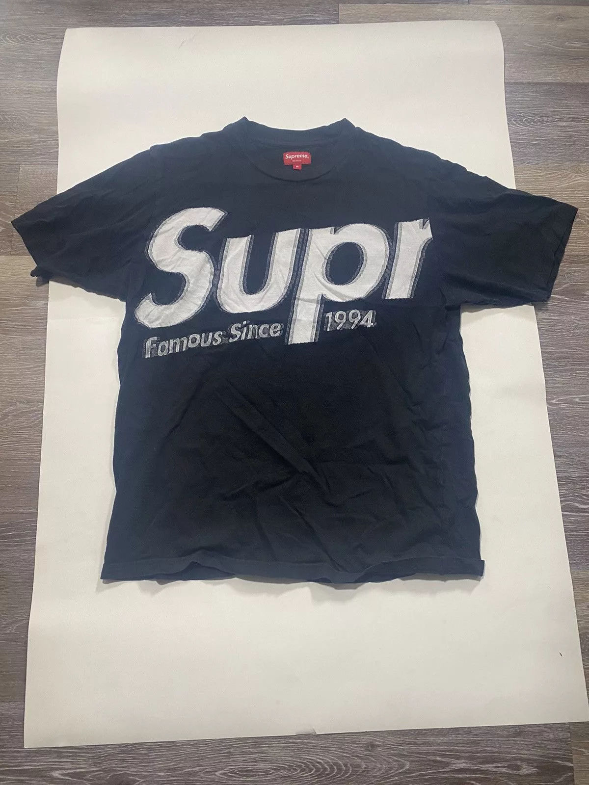 Supreme Short Sleeve T Shirts Supreme Intarsia Tee Black