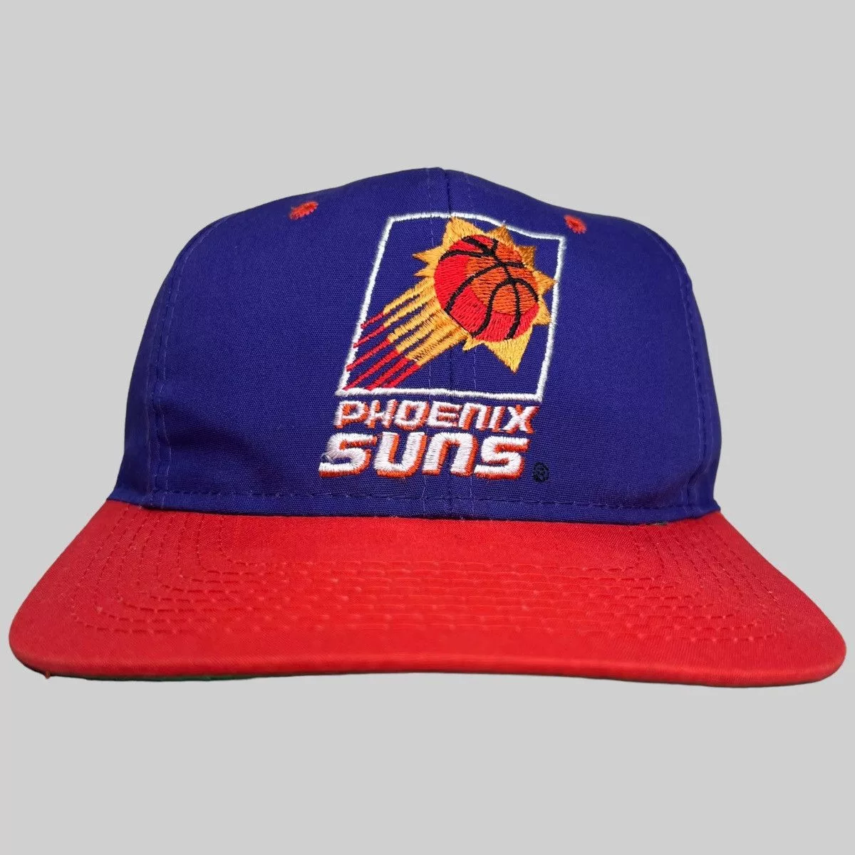 NBA Hats NBA × Vintage Vtg 90s NBA Phoenix Suns Plain Logo C Competitor Snapback Purple Streetwear