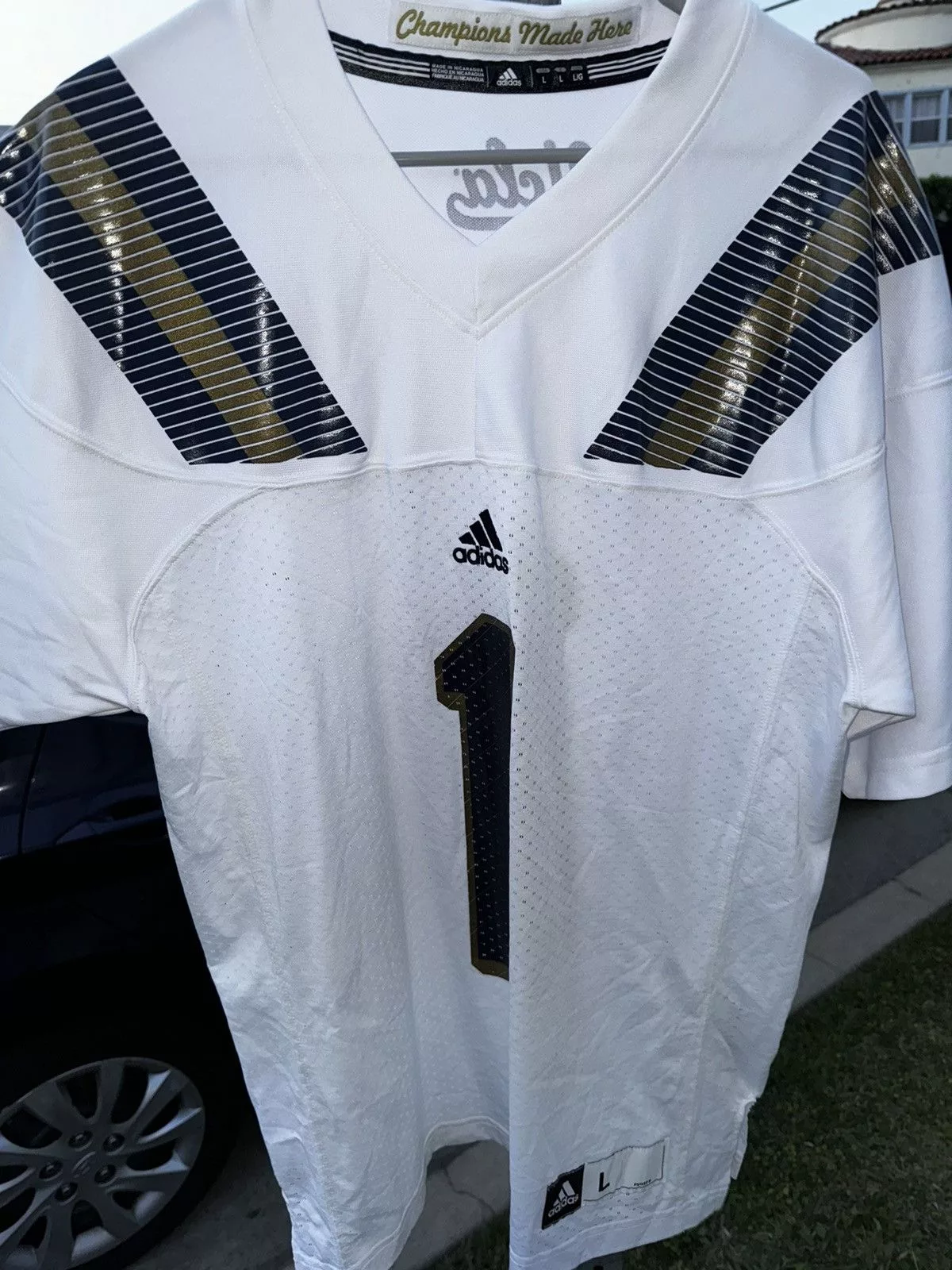 Adidas Jerseys adidas Men's UCLA Bruins NCAA Jersey Large White