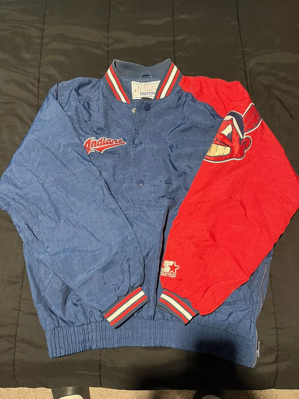 Starter Light Jackets Starter Vintage Redskins Jacket Blue